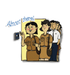 good-humored officer (English version)（個別スタンプ：19）