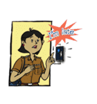 good-humored officer (English version)（個別スタンプ：20）