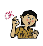 good-humored officer (English version)（個別スタンプ：21）