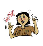 good-humored officer (English version)（個別スタンプ：23）