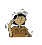 good-humored officer (English version)（個別スタンプ：25）