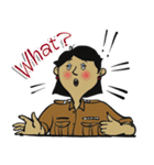 good-humored officer (English version)（個別スタンプ：26）