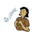 good-humored officer (English version)（個別スタンプ：32）
