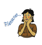 good-humored officer (English version)（個別スタンプ：38）