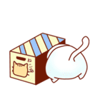 Can't See Cat Face！！！！（個別スタンプ：37）