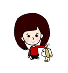 Sunshine girl C.Chi and doggy Pudding（個別スタンプ：14）