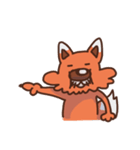 Big nose fox（個別スタンプ：34）