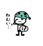 黒いハットの白いヤツ（個別スタンプ：24）