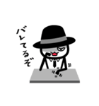 黒いハットの白いヤツ（個別スタンプ：28）