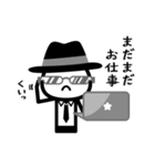 黒いハットの白いヤツ（個別スタンプ：32）