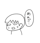 ノートのらくがき少年（個別スタンプ：35）