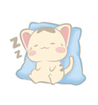 lazy meowww（個別スタンプ：8）