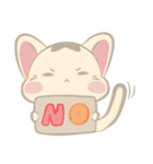 lazy meowww（個別スタンプ：24）