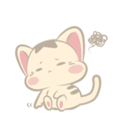 lazy meowww（個別スタンプ：32）