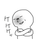 何とも言えない顔（個別スタンプ：24）