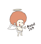 BABY天使アフロとマスク・ド・イビル（個別スタンプ：2）