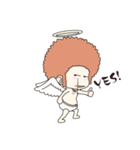 BABY天使アフロとマスク・ド・イビル（個別スタンプ：4）