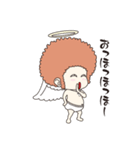 BABY天使アフロとマスク・ド・イビル（個別スタンプ：7）