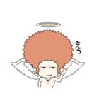 BABY天使アフロとマスク・ド・イビル（個別スタンプ：8）