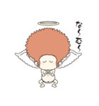 BABY天使アフロとマスク・ド・イビル（個別スタンプ：13）