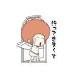BABY天使アフロとマスク・ド・イビル（個別スタンプ：14）