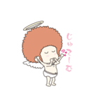 BABY天使アフロとマスク・ド・イビル（個別スタンプ：16）