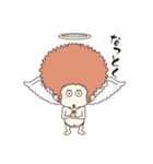 BABY天使アフロとマスク・ド・イビル（個別スタンプ：24）