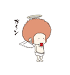 BABY天使アフロとマスク・ド・イビル（個別スタンプ：31）