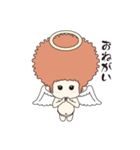 BABY天使アフロとマスク・ド・イビル（個別スタンプ：34）