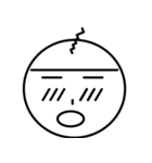 顔の表情スタンプ（個別スタンプ：17）