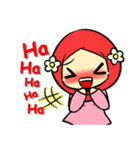 so cute muslim girl（個別スタンプ：4）