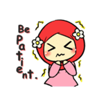 so cute muslim girl（個別スタンプ：16）