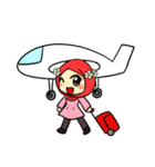 so cute muslim girl（個別スタンプ：29）