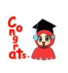 so cute muslim girl（個別スタンプ：36）