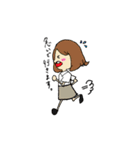 すーちゃんと動物たち（個別スタンプ：14）