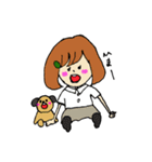 すーちゃんと動物たち（個別スタンプ：37）