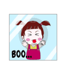 "V" pigtails baby（個別スタンプ：11）
