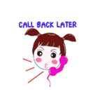 "V" pigtails baby（個別スタンプ：22）