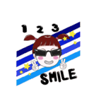 "V" pigtails baby（個別スタンプ：26）