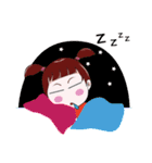 "V" pigtails baby（個別スタンプ：40）