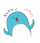 目が死んでるペンギン（個別スタンプ：10）
