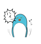 目が死んでるペンギン（個別スタンプ：11）