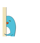 目が死んでるペンギン（個別スタンプ：18）