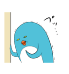 目が死んでるペンギン（個別スタンプ：19）