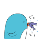 目が死んでるペンギン（個別スタンプ：21）