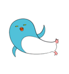 目が死んでるペンギン（個別スタンプ：22）