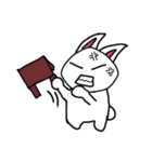 I am Triangle rabbit（個別スタンプ：14）