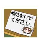 話にオチをつける三日月ネコ（個別スタンプ：37）