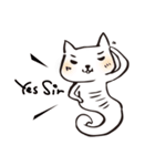 Funny Loser Snake Cat（個別スタンプ：37）