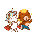 Uncle Bear ＆ Unicorn（個別スタンプ：18）